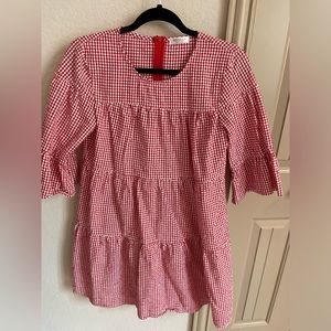 Summer babydoll tiered dress